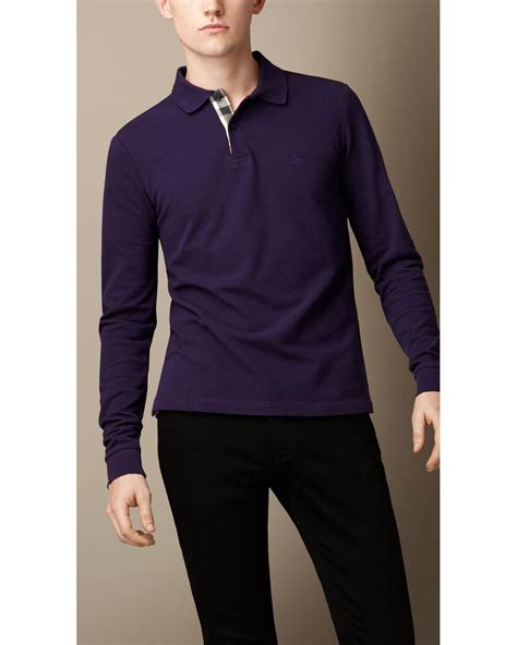 men's burberry polo sale|burberry long sleeve polo men's.